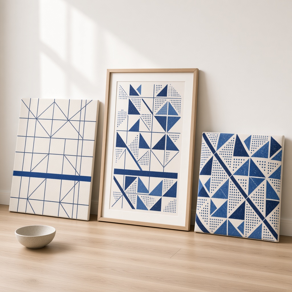 Canvas prints and a poster used as a reference for format and pricing decisions
